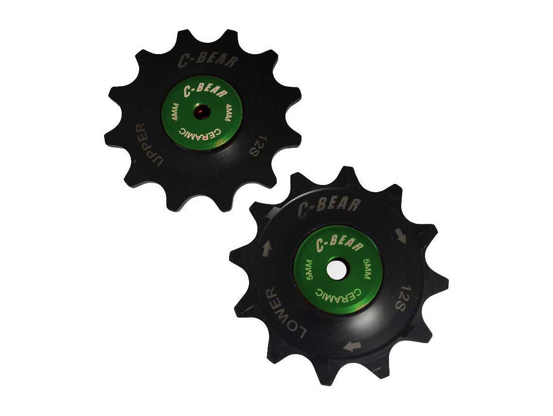 C-Bear SRAM AXS Road 12 Speed Full Ceramic Kit - SRAM AXS Red/Forc