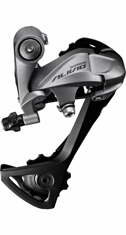 Shimano Alivio RD-T4000 9 Speed Rear Derailleur - Silver - Image 2